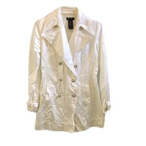 Gorgeous Women's/Juniors Satin Trench Coat Jacket Size: Medium